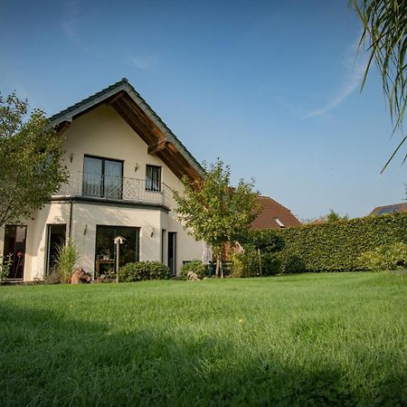 Ferienhaus Mountfrosch Mit Sauna Und Naturpool Monschau Bagian luar foto