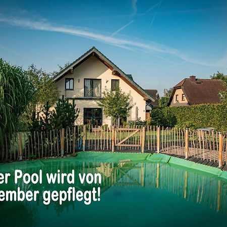 Ferienhaus Mountfrosch Mit Sauna Und Naturpool Monschau Bagian luar foto